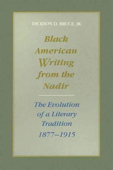 bokomslag Black American Writing from the Nadir