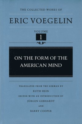 bokomslag On the Form of the American Mind (CW1)