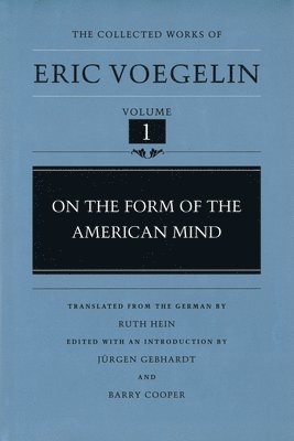 bokomslag On the Form of the American Mind (CW1)