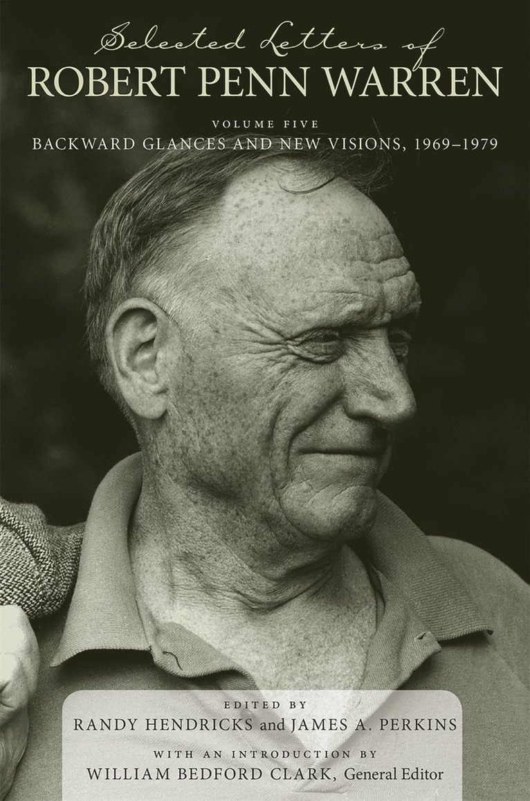 Selected Letters of Robert Penn Warren 1