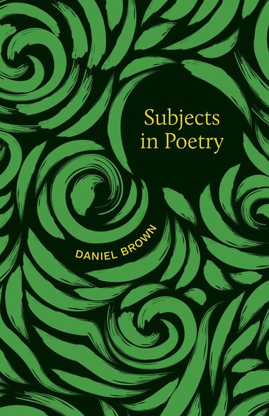 bokomslag Subjects in Poetry