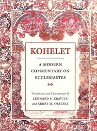 bokomslag Kohelet: A Modern Commentary on Ecclesiastes