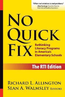 No Quick Fix, The RTI Edition 1