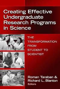 bokomslag Creating Effective Undergraduate Research Programs in Science
