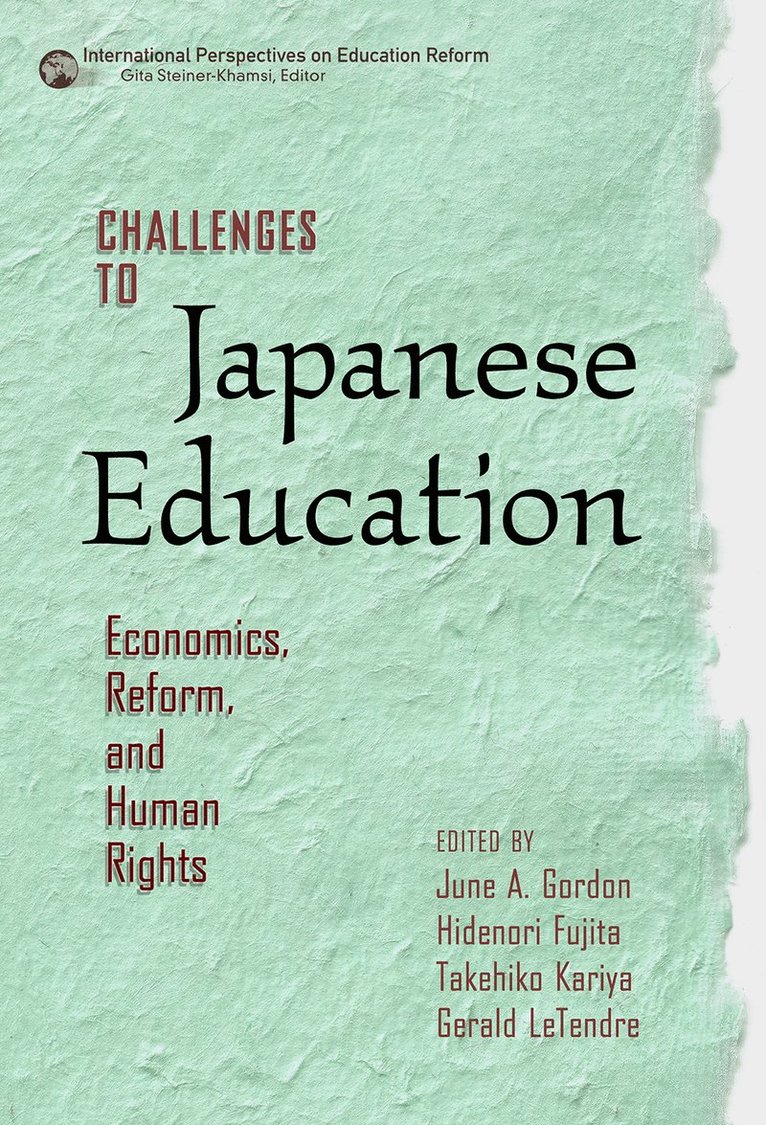 Challenges to Japanese Education 1