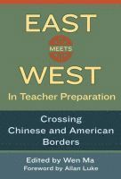 bokomslag East Meets West in Teacher Preparation