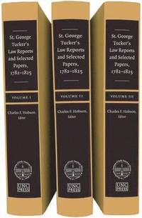 bokomslag St. George Tucker's Law Reports and Selected Papers, 1782-1825