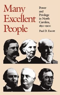 bokomslag Many Excellent People: Power and Privilege in North Carolina, 1850-1900
