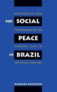 bokomslag For Social Peace in Brazil