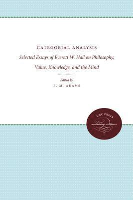 bokomslag Categorial Analysis