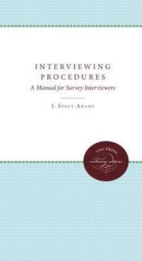 bokomslag Interviewing Procedures: A Manual for Survey Interviewers