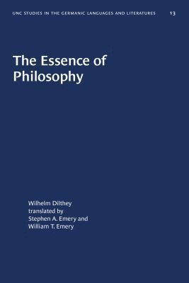 Wilhelm Dilthey - Essence of Philosophy, Häftad