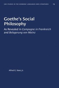 bokomslag Goethe's Social Philosophy