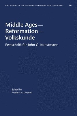 Frederic E. Coenen, Frederic E Coenen - Middle Ages-Reformation-Volkskunde, Häftad
