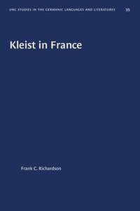bokomslag Kleist in France