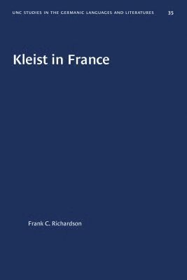 bokomslag Kleist in France