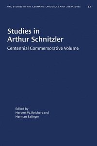 bokomslag Studies in Arthur Schnitzler