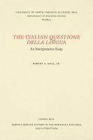bokomslag Italian Questione Della Lingua