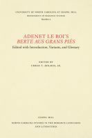 bokomslag Adenet le Roi's Berte aus grans pies