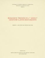 bokomslag Romance Trends in 7th and 8th Century Latin Documents