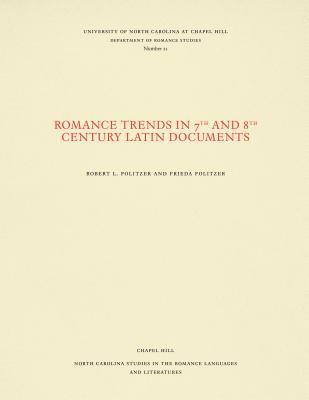 bokomslag Romance Trends in 7th and 8th Century Latin Documents