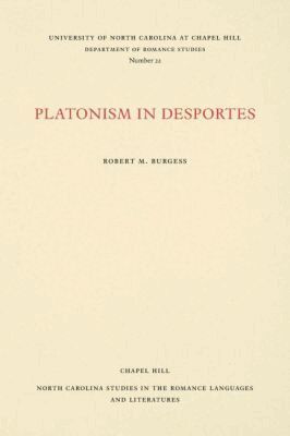 Robert Burgess - Platonism in Desportes, Häftad