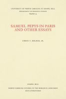 bokomslag Samuel Pepys in Paris and Other Essays