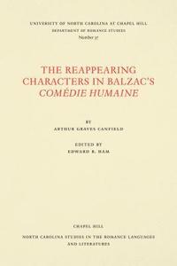 bokomslag The Reappearing Characters in Balzac's Comdie Humaine