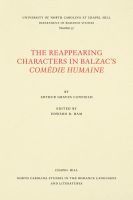 Reappearing Characters in Balzac's ComÃ©die Humaine