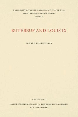 Edward Billings Ham - Rutebeuf and Louis IX, Häftad