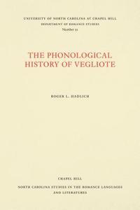 bokomslag The Phonological History of Vegliote