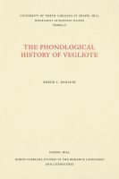 bokomslag Phonological History of Vegliote