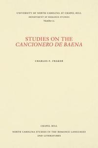 bokomslag Studies on the Cancionero de Baena