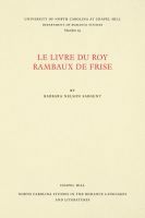 bokomslag Le Livre Du Roy Rambaux De Frise