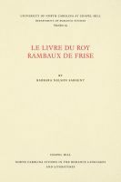 bokomslag Le Livre du Roy Rambaux de Frise