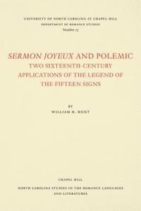 bokomslag Sermon Joyeux and Polemic