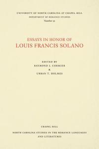 bokomslag Essays in Honor of Louis Francis Solano