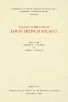 bokomslag Essays in Honor of Louis Francis Solano