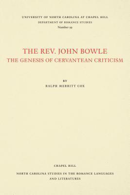 bokomslag The Rev. John Bowle