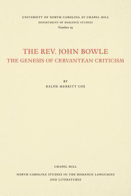 Rev. John Bowle