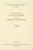 bokomslag Le Rommant De Guy De Warwik Et De Herolt D'Ardenne