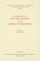 bokomslag Le Rommant de Guy de Warwik et de Herolt d'Ardenne