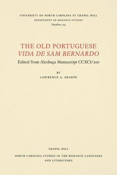 bokomslag The Old Portuguese Vida de Sam Bernardo