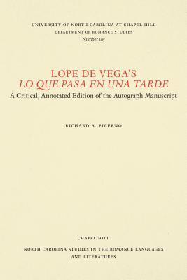 bokomslag Lope De Vega's Lo Que Pasa En Una Tarde