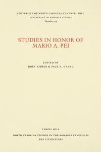 bokomslag Studies in Honor of Mario A. Pei