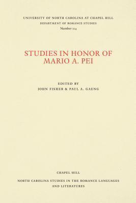 Studies in Honor of Mario A. Pei 1