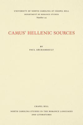bokomslag Camus' Hellenic Sources