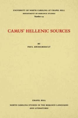 Camus' Hellenic Sources