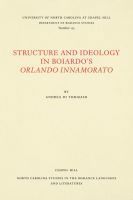 bokomslag Structure and Ideology in Boiardo's Orlando Innamorato