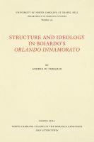 bokomslag Structure and Ideology in Boiardo's Orlando innamorato